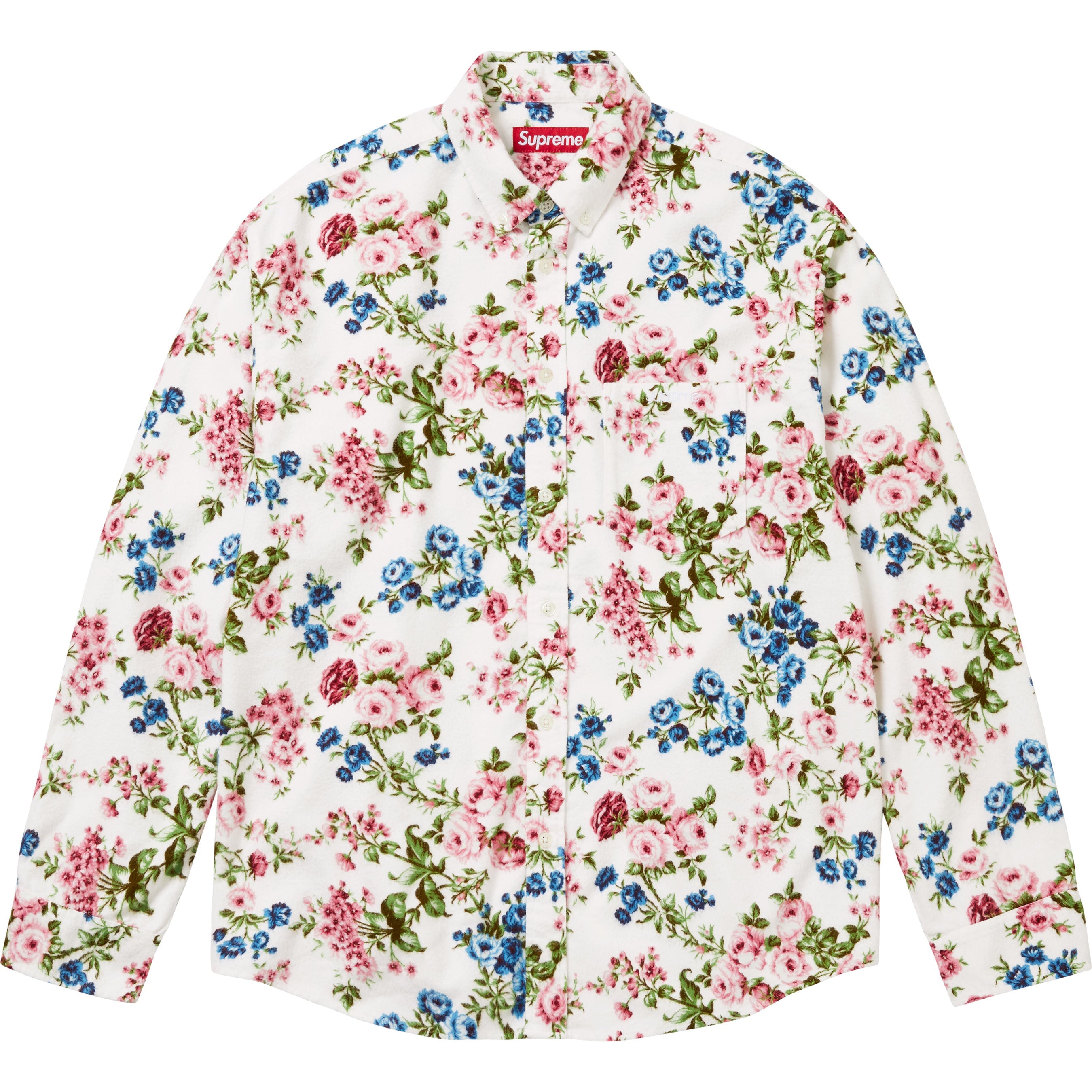 Floral Flannel Shirt view 3
